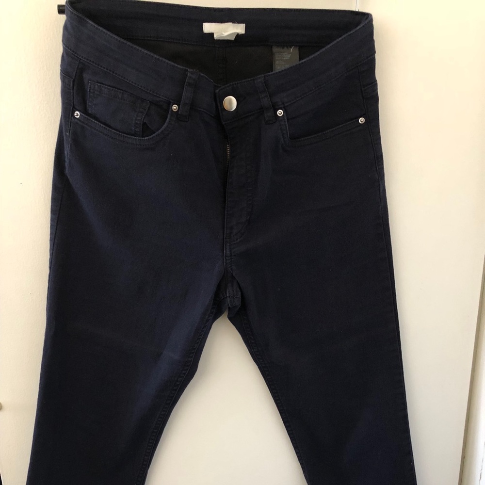 Blue dressy pants